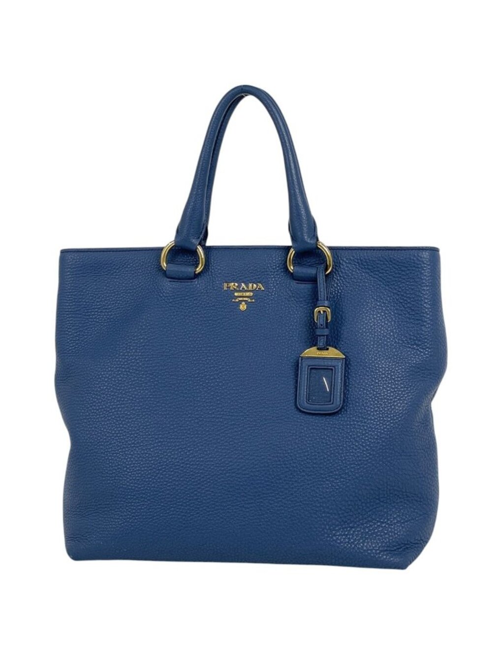 Prada Handbag Leather Blue